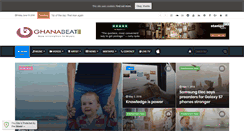 Desktop Screenshot of ghanabeat.com